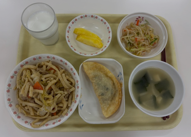 ４月２４日　焼うどん上から